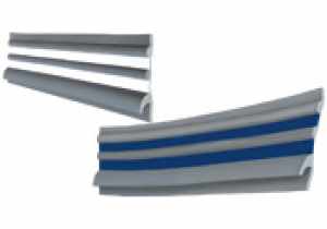 CEREDI PROFILO PARACOLPI IN PVC CON INSERTO BLU